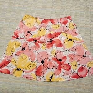 "George" floral skirt size-4 multicolor